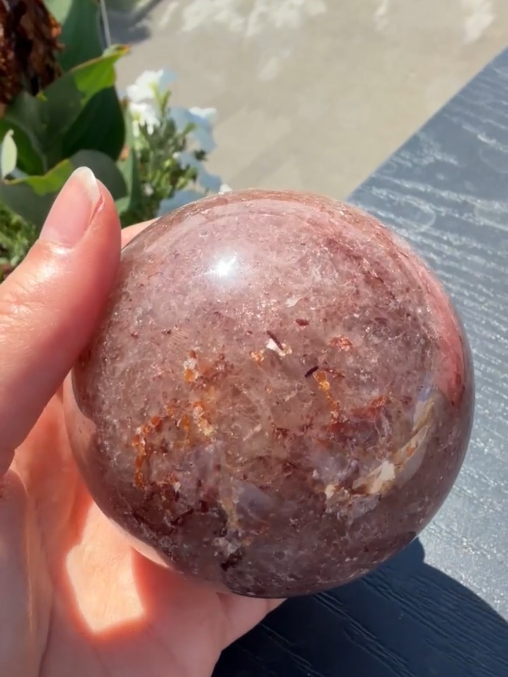 Strawberry Quartz Sphere | crystal